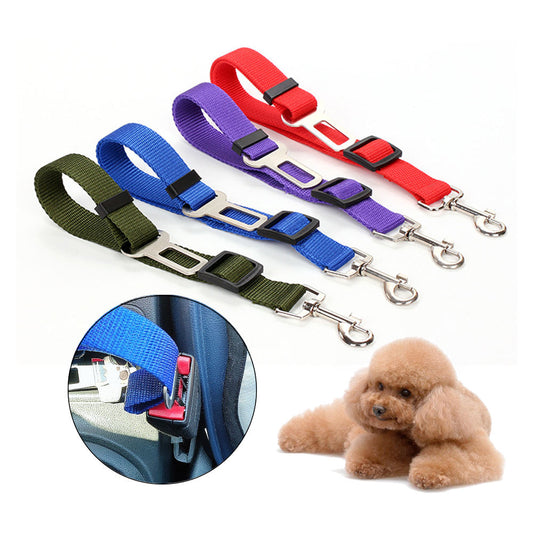 High Quality Durable Pet Cat Dog Vehicle Leash Nylon Adjustable Car Seat Dog Safety Belt Pet Leashes PawLuxe Vault