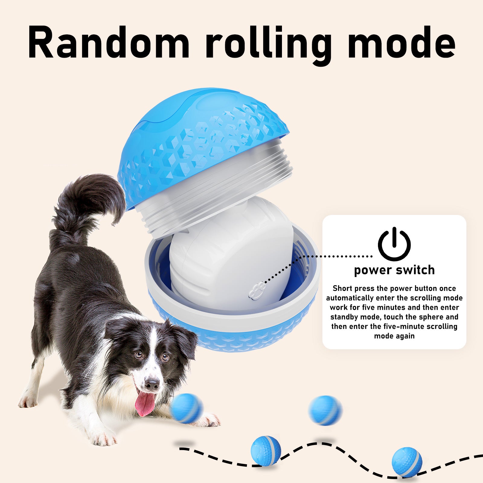 Smart Interactive Dog Toys, Automatic Moving Ball With Lighting Modes,  Interactive Dog Toys For Dog Enrichment & Stimulation, Motion Activated Rolling Toy For Medium And Large Dogs PawLuxe Vault